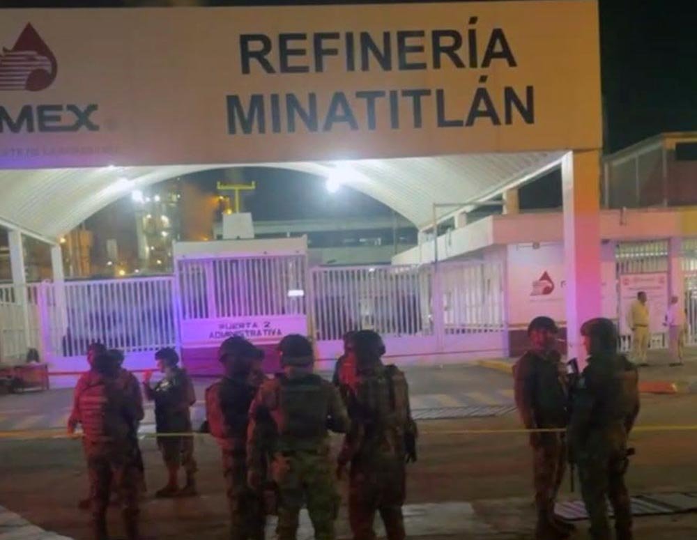 FGE inicia investigación por hechos ocurridos en la refinería de Pemex en Minatitlán