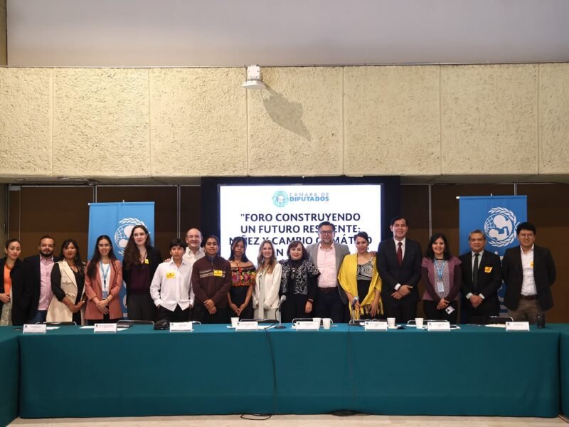 Ana Miriam Ferráez impulsa la protección de la niñez ante el cambio climático