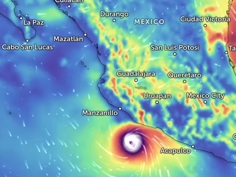 Suspenden clases en 85 municipios de Guerrero por ‘Trudy’, huracán categoría 2